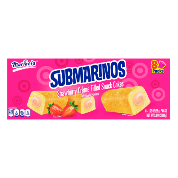 Submarinos Marinela Caja 8 Packs 9.84oz